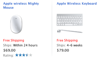 Apple Keyboards 4-6 WEEKS Apple Keyboards 4-6 WEEKS