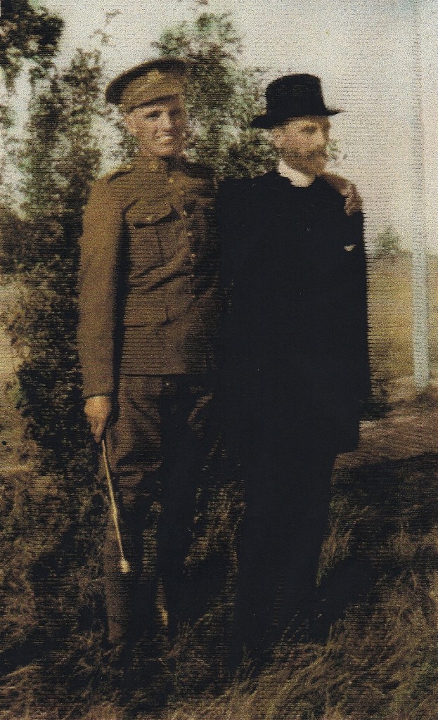 William Markle Pecover and father, 1914