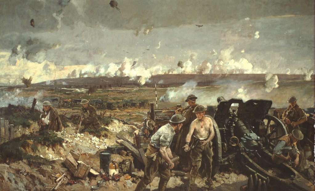 The Taking of Vimy Ridge, Easter Monday 1917 - Painted by Richard Jack 